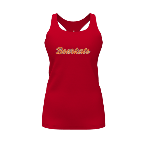 [FT0TRBRD-FYS-LOGO1] Decker Racerback Tank Top (Female Youth S, Red, Logo 1)