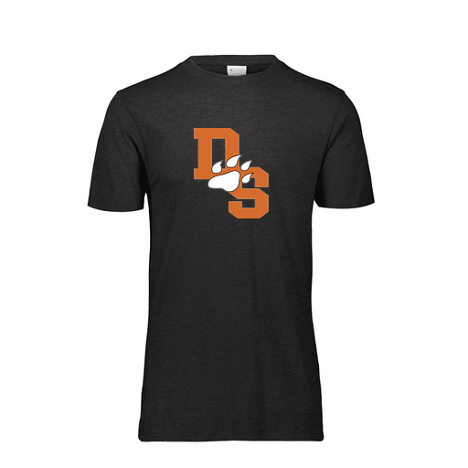 [FTSCUBBK-AS-LOGO2] Decker Men's Tri-Blend T-Shirt - Short Sleeve (Adult S, Black, Logo 2)