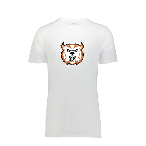 [FTSCUBWH-YS-LOGO3] Decker Youth Tri-Blend T-Shirt - Short Sleeve (Youth S, White, Logo 3)