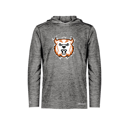 [FOLHCGBK-YS-LOGO3] Decker Youth Charge Hoodie (Youth S, Black, Logo 3)