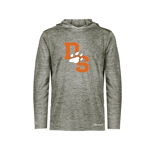 [FOLHCGGY-YS-LOGO2] Decker Youth Charge Hoodie (Youth S, Gray, Logo 2)