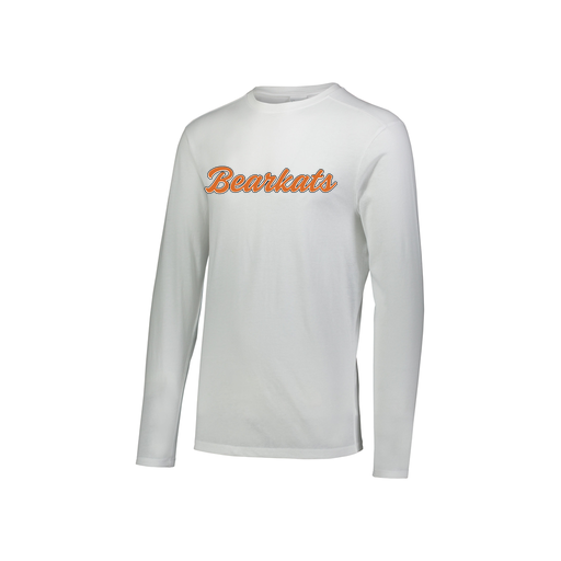 [FTLCUBWH-YS-LOGO1] Decker Youth Tri-Blend T-Shirt - Long Sleeve (Youth S, White, Logo 1)